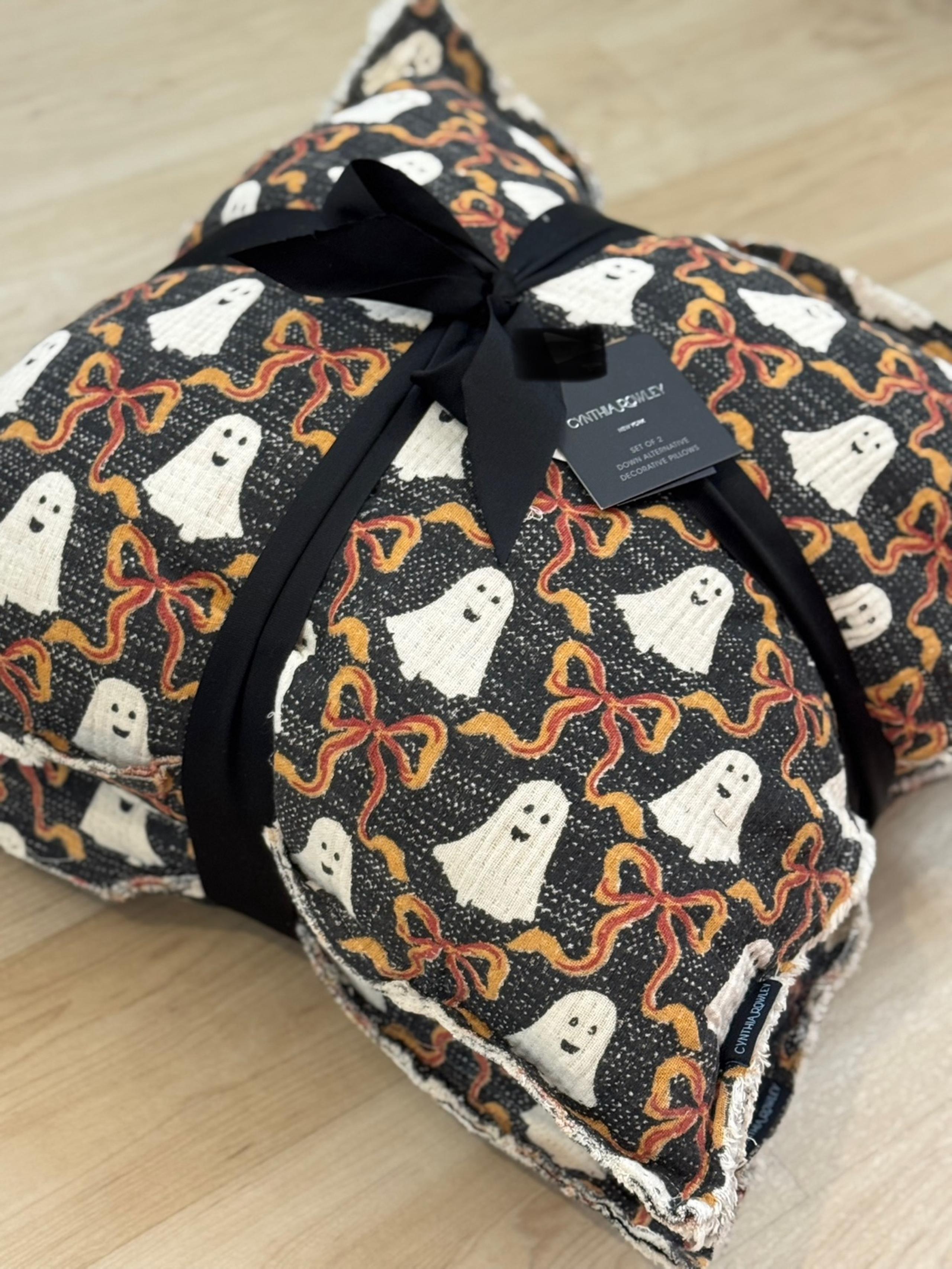 cynthia rowley 2 halloween pillows