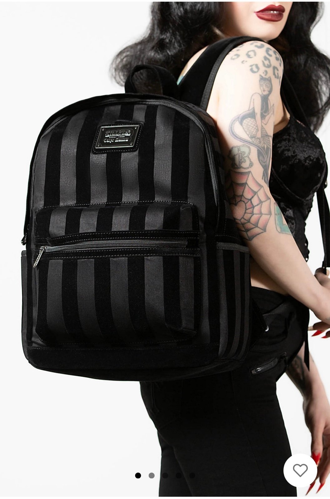 Killstar earn your stripes backpack nwt