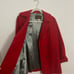 Red peacoat