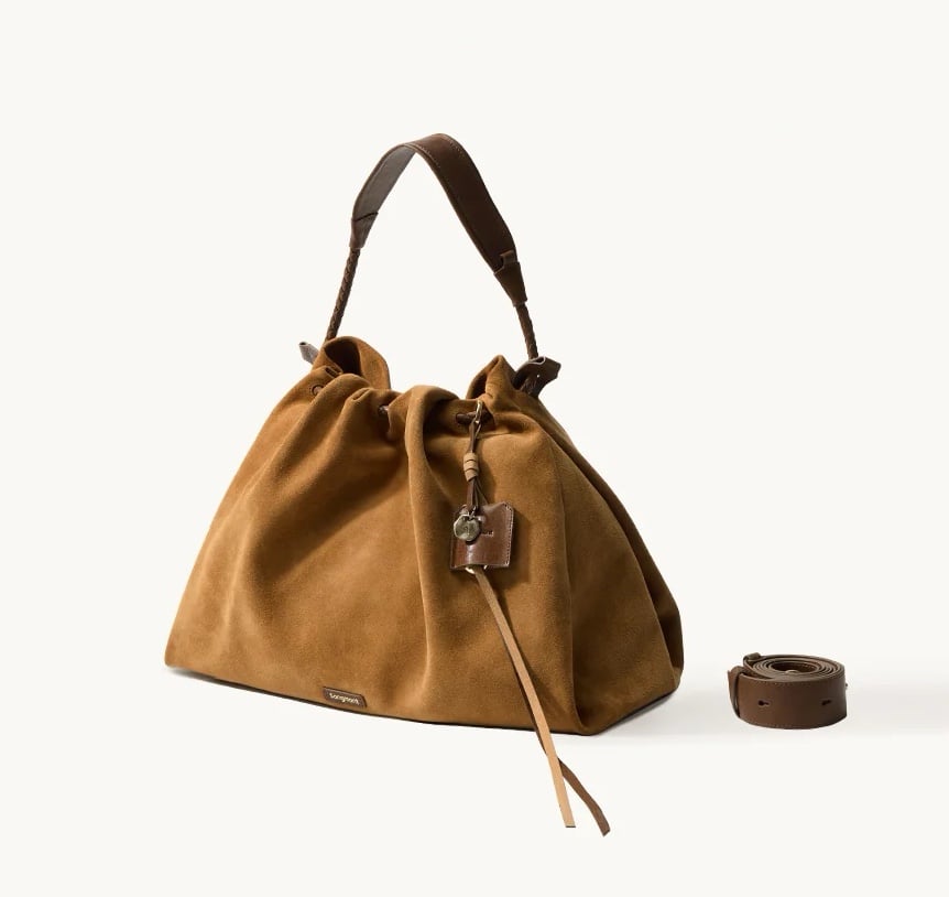 Songmont Medium Gather Bag Set - Ochre Suede