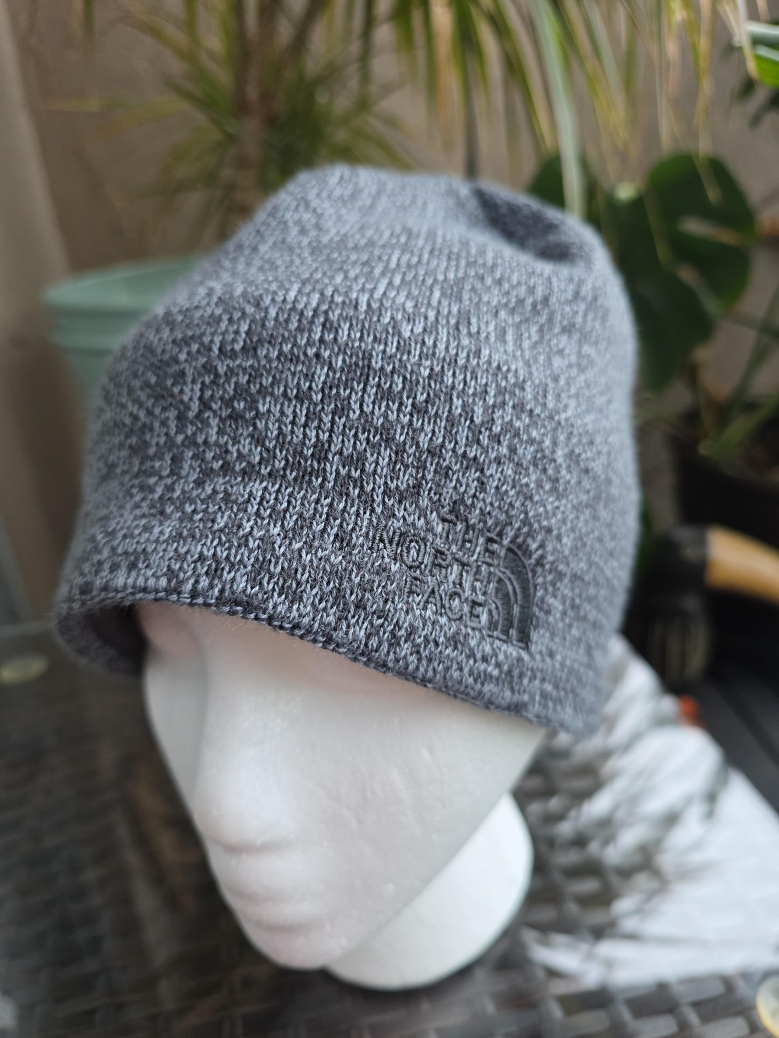 THE NORTH FACE GRAY WOOL KNIT BEANIE HAT WOMEN'S MEN'S UNISEX OS ONE SIZE