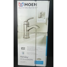NEW MOEN Hensley WS84414MSRN Bathroom Faucet WaterSense Brushed Nickel Finish