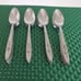 19 Oneida Community Stainless MY ROSE Teaspoons Flatware Silverware Floral MCM