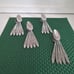19 Oneida Community Stainless MY ROSE Teaspoons Flatware Silverware Floral MCM