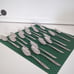 19 Oneida Community Stainless MY ROSE Teaspoons Flatware Silverware Floral MCM