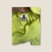 Teddy Fresh Cropped Neon Yellow Hoodie Beads Size Large