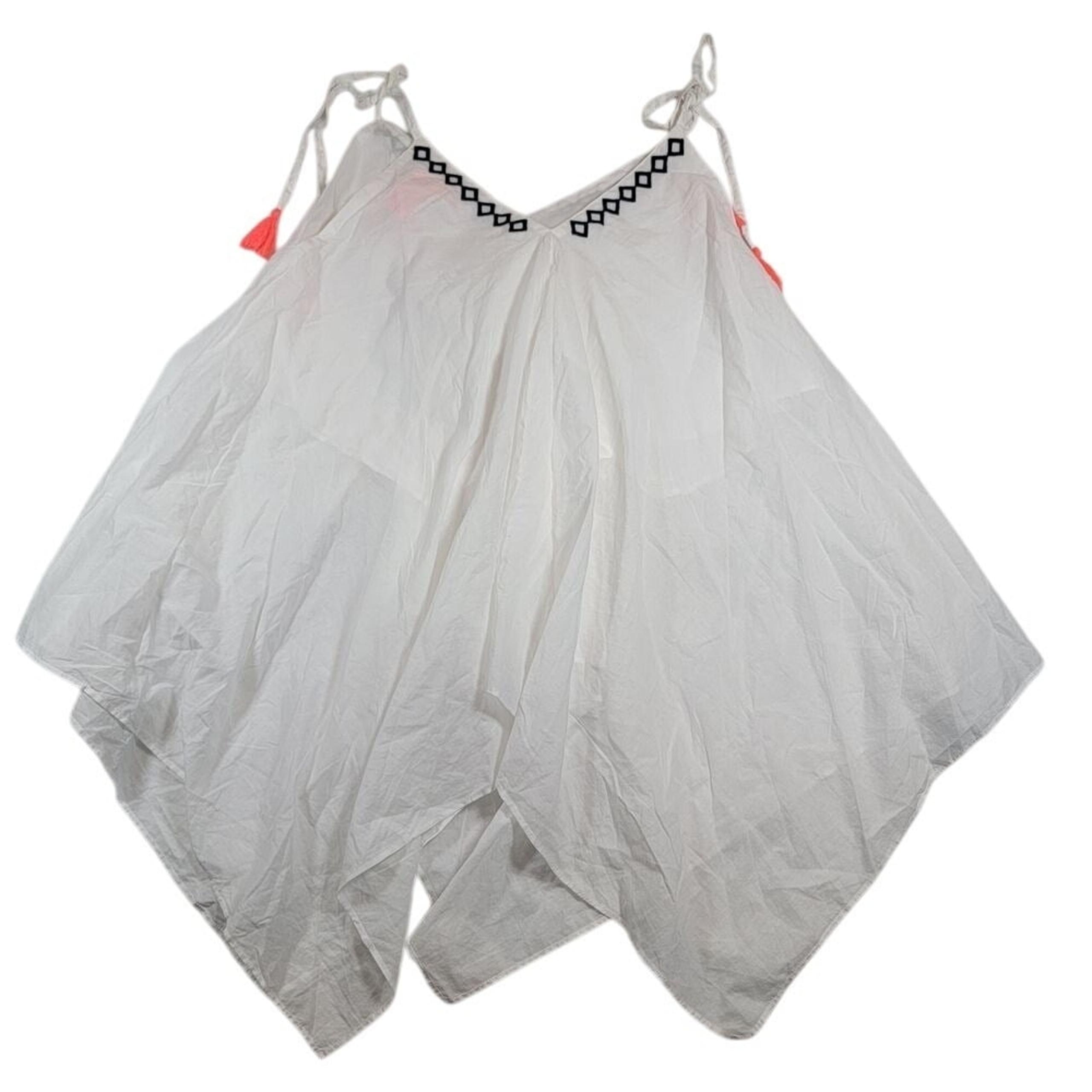 NWT Basta Surf Women's Santorini Dress Sz Small White Cotton Embroidered
