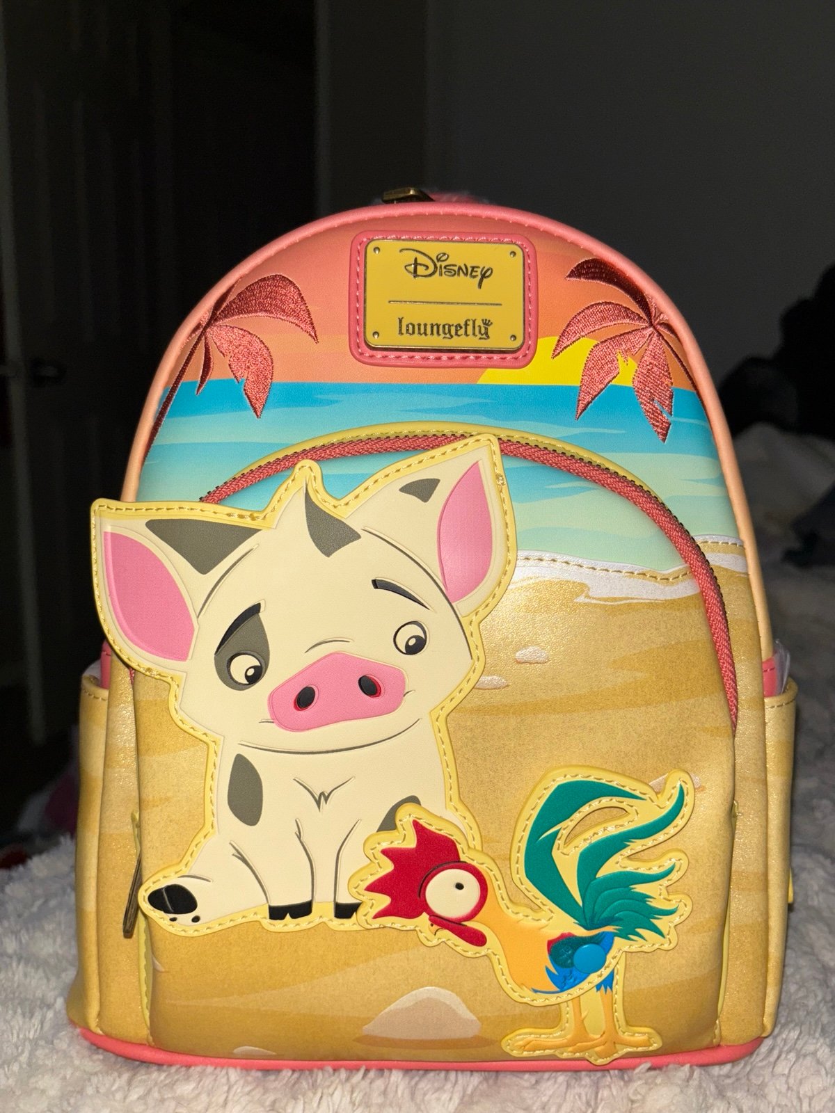 SOLD OUT Loungefly Disney Moana Pua & Hei Hei Sunset Mini Backpack