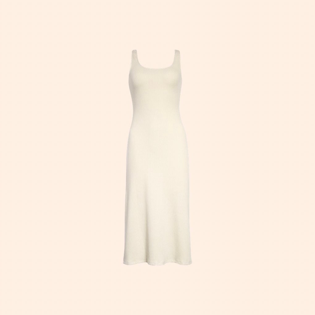 Reformation Bel Dress (Bone)