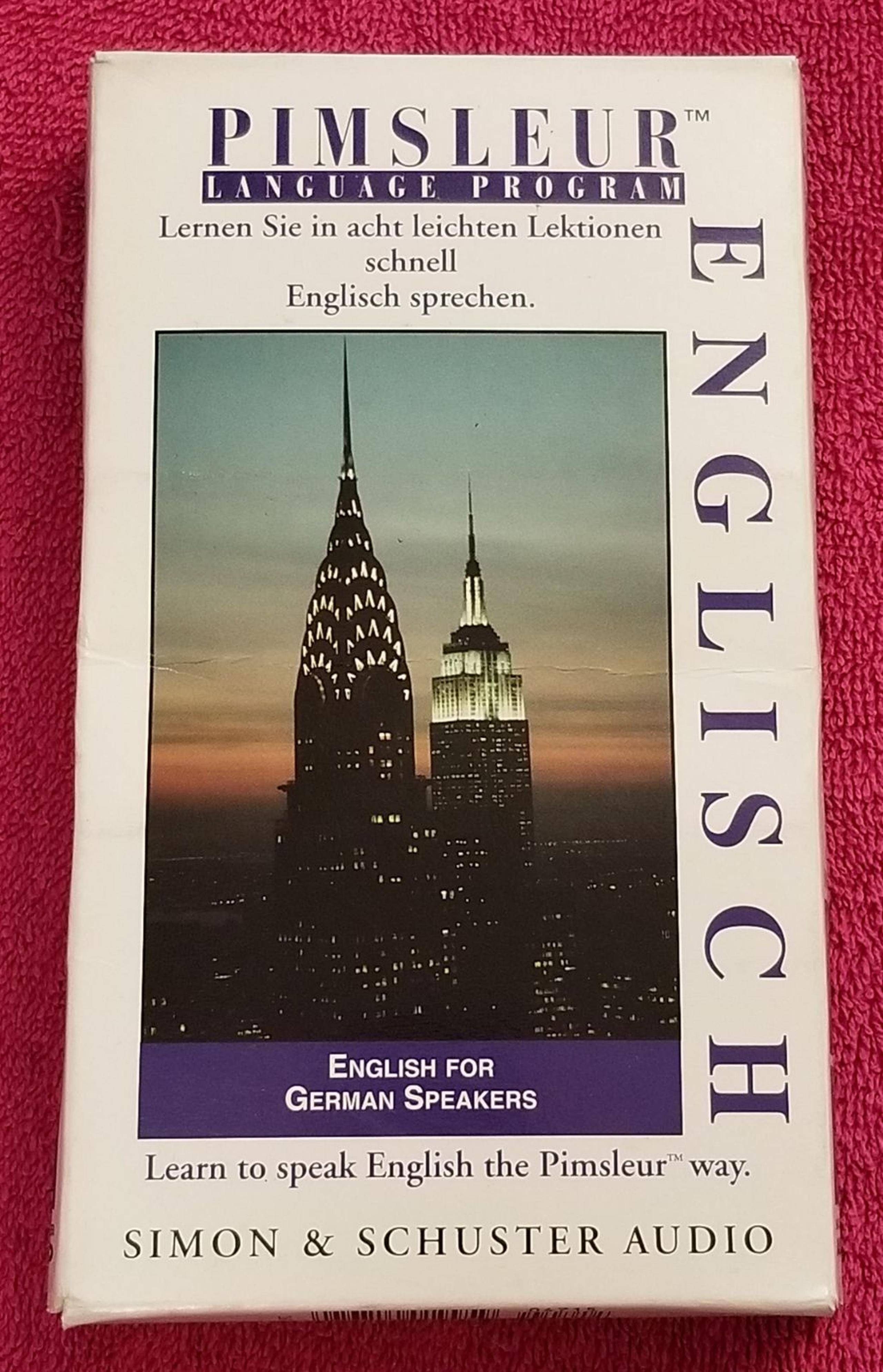Pimsleur English For German Speakers
