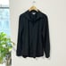Zara Men's Black Slim Fit Button Up Top Size XL