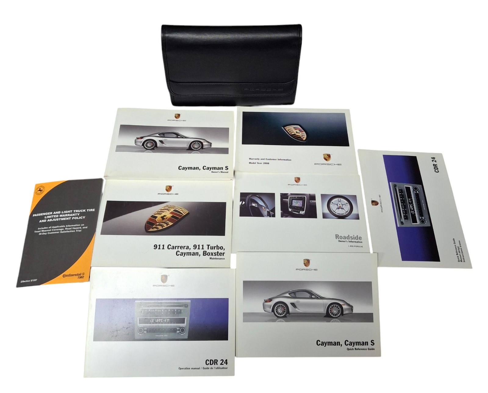 2008 Porsche Cayman Owner's Manual Case Kit