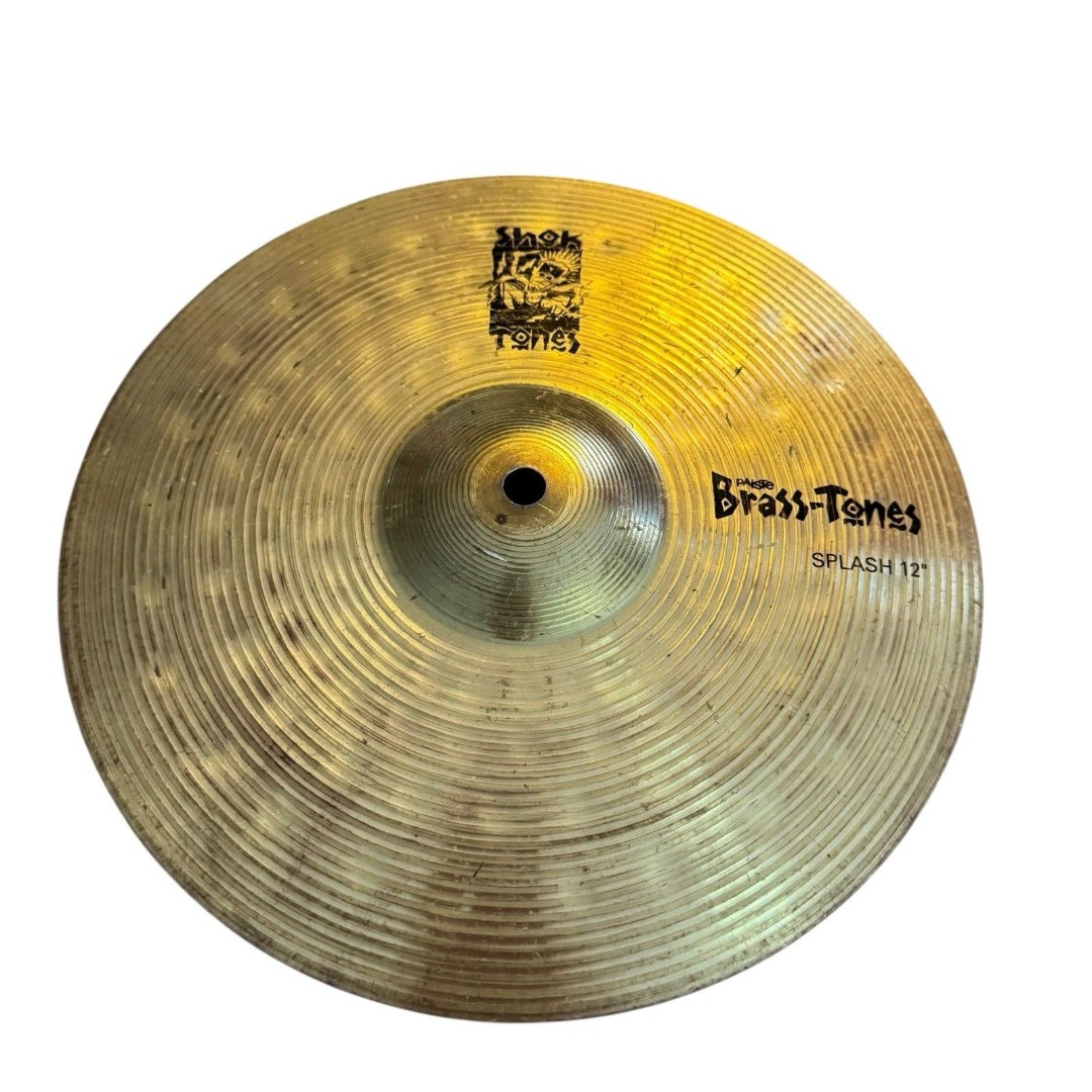 Splash 12” PAISTE Cymbals ~ Duo-Tones Brass-Tones Hi Hat Top