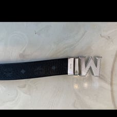MCM Claus M Reversible Belt 1.75 in Vis