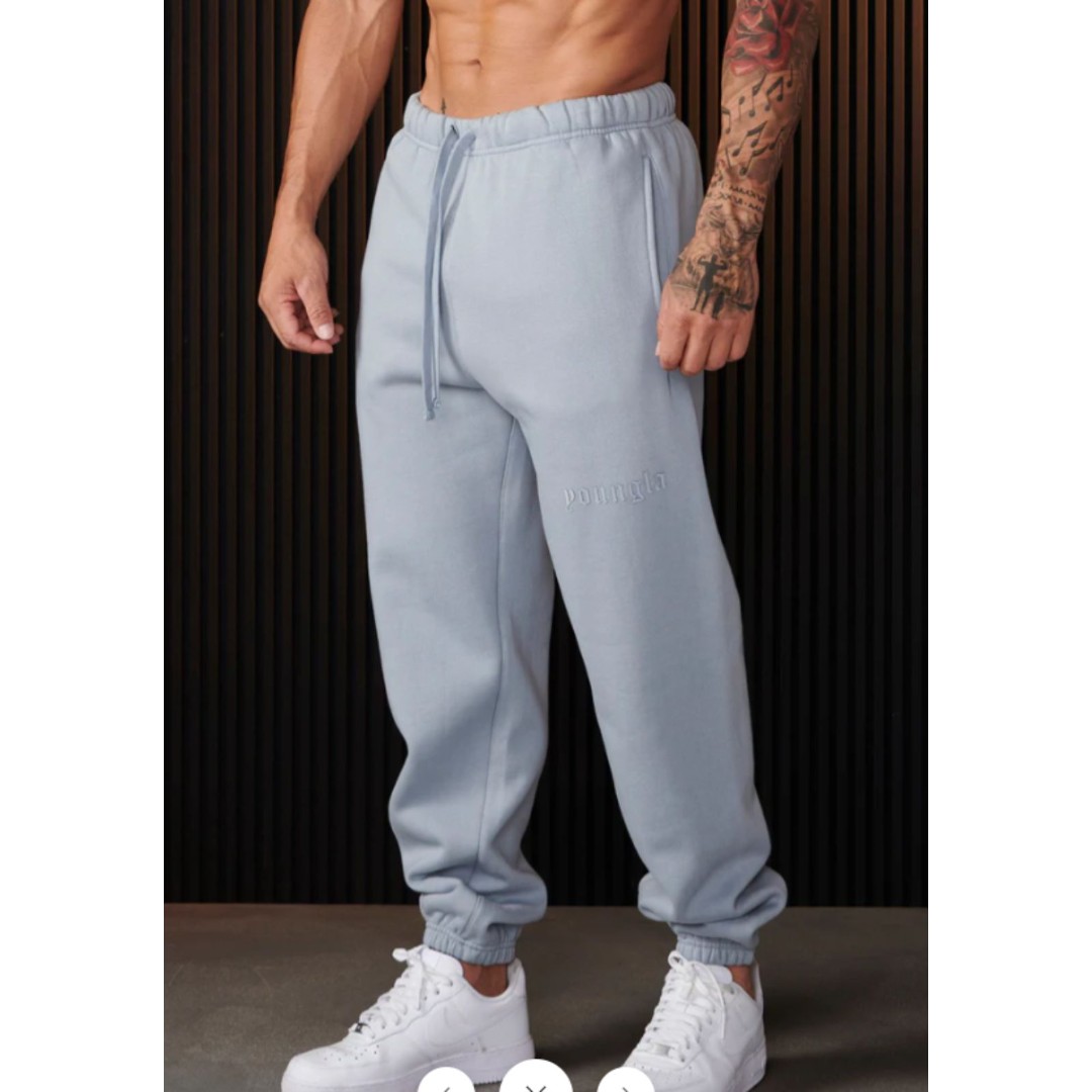 YoungLA Cloud 9 Joggers - Sky Blue - NWT - Rare size XXXL