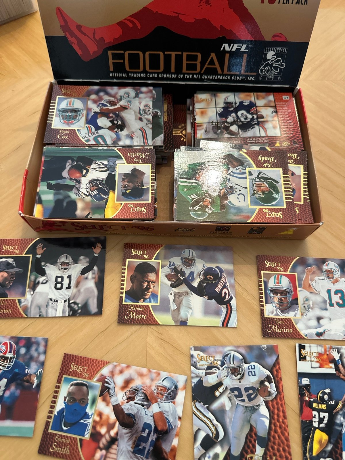 1996 select hobby exclusive pinnacle card lot