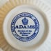 2 Vntg Adams Brentwood 2.5 Flat Cup English Ironstone Blue Clover On Rim