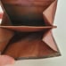 LOUIS VUITTON Vintage 80s Monogram Leather Wallet Brown Medium Trifold Elise