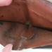 LOUIS VUITTON Vintage 80s Monogram Leather Wallet Brown Medium Trifold Elise