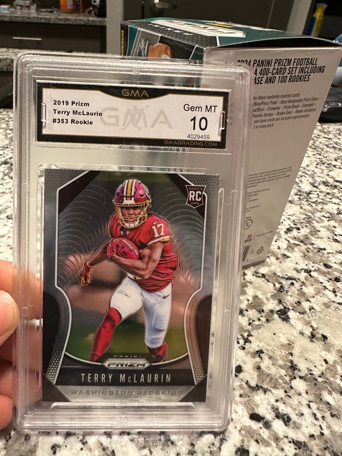 GMA 10 2019 Panini Prizm Terry Mclaurin Rookie ‘23 Pro Bowl Commanders