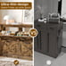 Shoe Cabinet w/ 4 Flip Drawers Entryway Hallway Shoe Storage Organizer