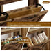 Shoe Cabinet w/ 4 Flip Drawers Entryway Hallway Shoe Storage Organizer