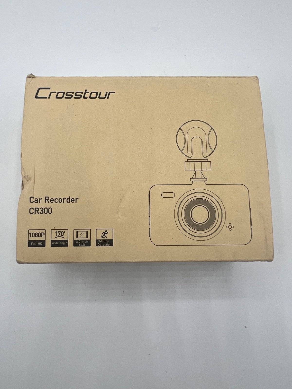 Crosstour CR300 - Dash Camera 1080P 3 LCD Screen - 170 View - Motion Detection