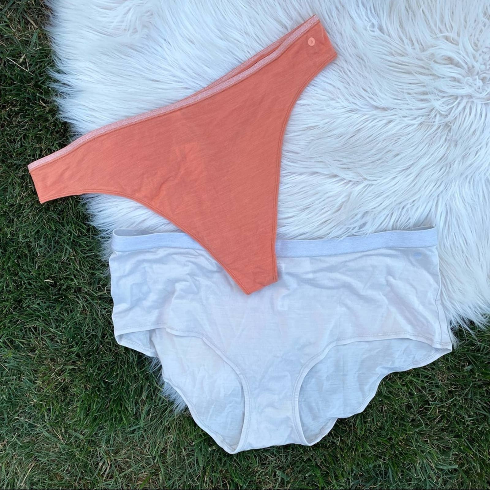 Allbirds full coverage and thong panty bundle 2X