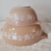 Pyrex Sandalwood Cinderella Mixing Bowls 444 4 qt, 442