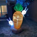 Inflatable Easter Yard Decoration, 5ft LED Lighted Blown-Up Bunnies with Giant