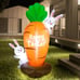 Inflatable Easter Yard Decoration, 5ft LED Lighted Blown-Up Bunnies with Giant