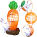 Inflatable Easter Yard Decoration, 5ft LED Lighted Blown-Up Bunnies with Giant