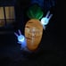 Inflatable Easter Yard Decoration, 5ft LED Lighted Blown-Up Bunnies with Giant