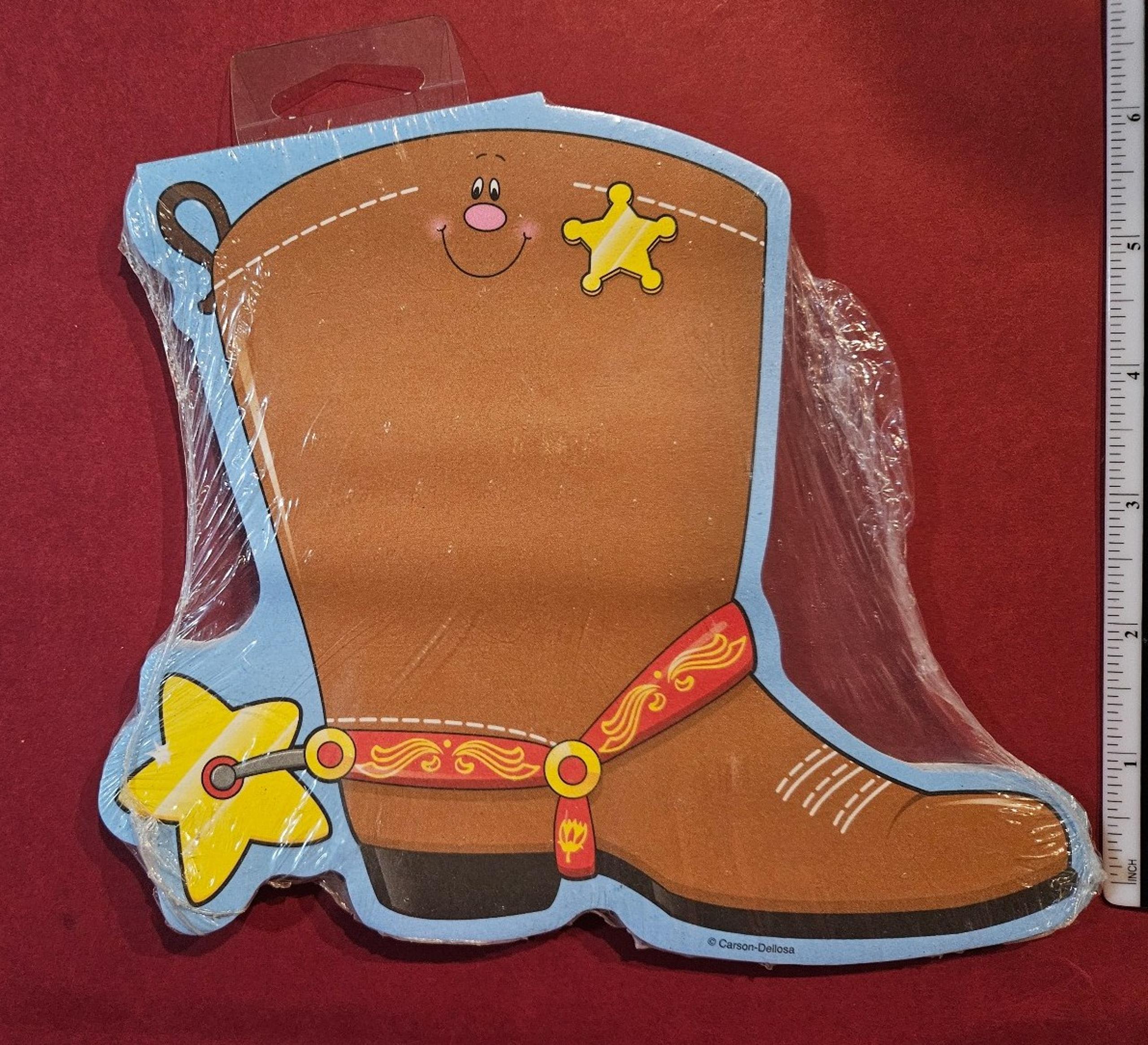 Large Teacher Notepad NIP SEALED Cowboy Boot, Note worthy - Carson Dellosa