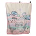 Vintage? Fleece Baby Blanket Pink Nursery Children Flowers