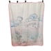 Vintage? Fleece Baby Blanket Pink Nursery Children Flowers