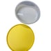 Tupperware large round container cupcakes salad pasta yellow white