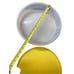 Tupperware large round container cupcakes salad pasta yellow white
