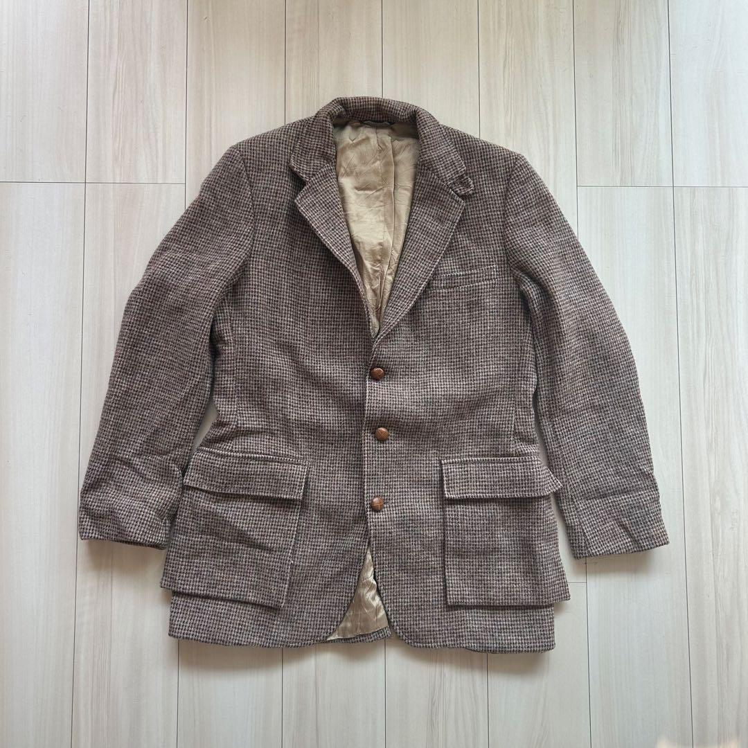 70-80s L.L.Bean x Harris Tweed Tailored Jacket Made in USA