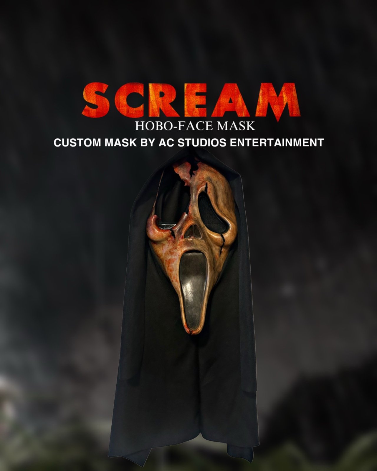 SCREAM: Hobo-Face (Custom) Mask (2025)