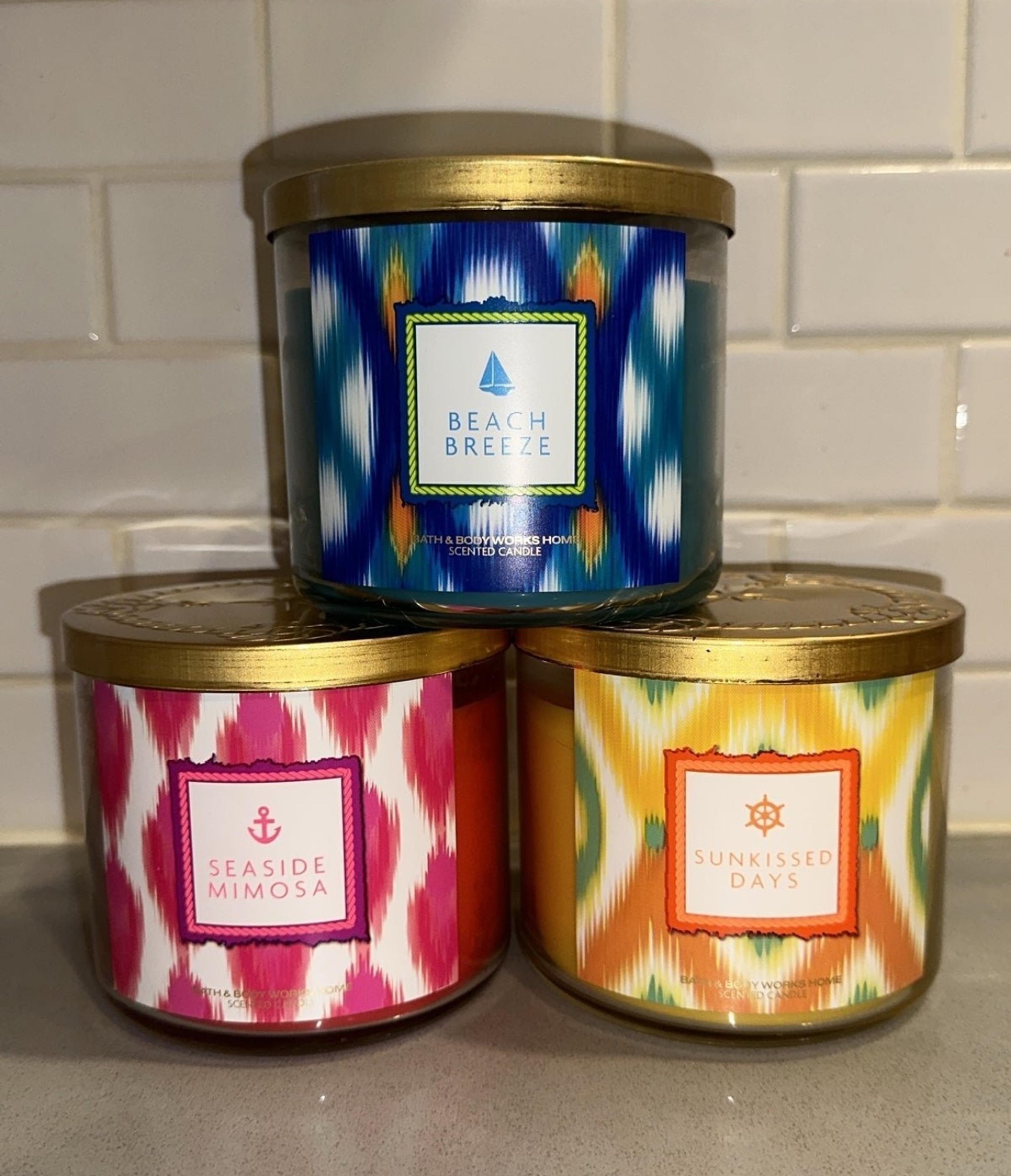 BBW Bath and Body Works Seaside Escape Collection COMPLETE COLLECTION RARE HTF