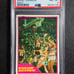 1981 TOPPS MAGIC JOHNSON WEST SUPER ACTION #109 PSA 8 NM-MT Los Angeles Lakers H