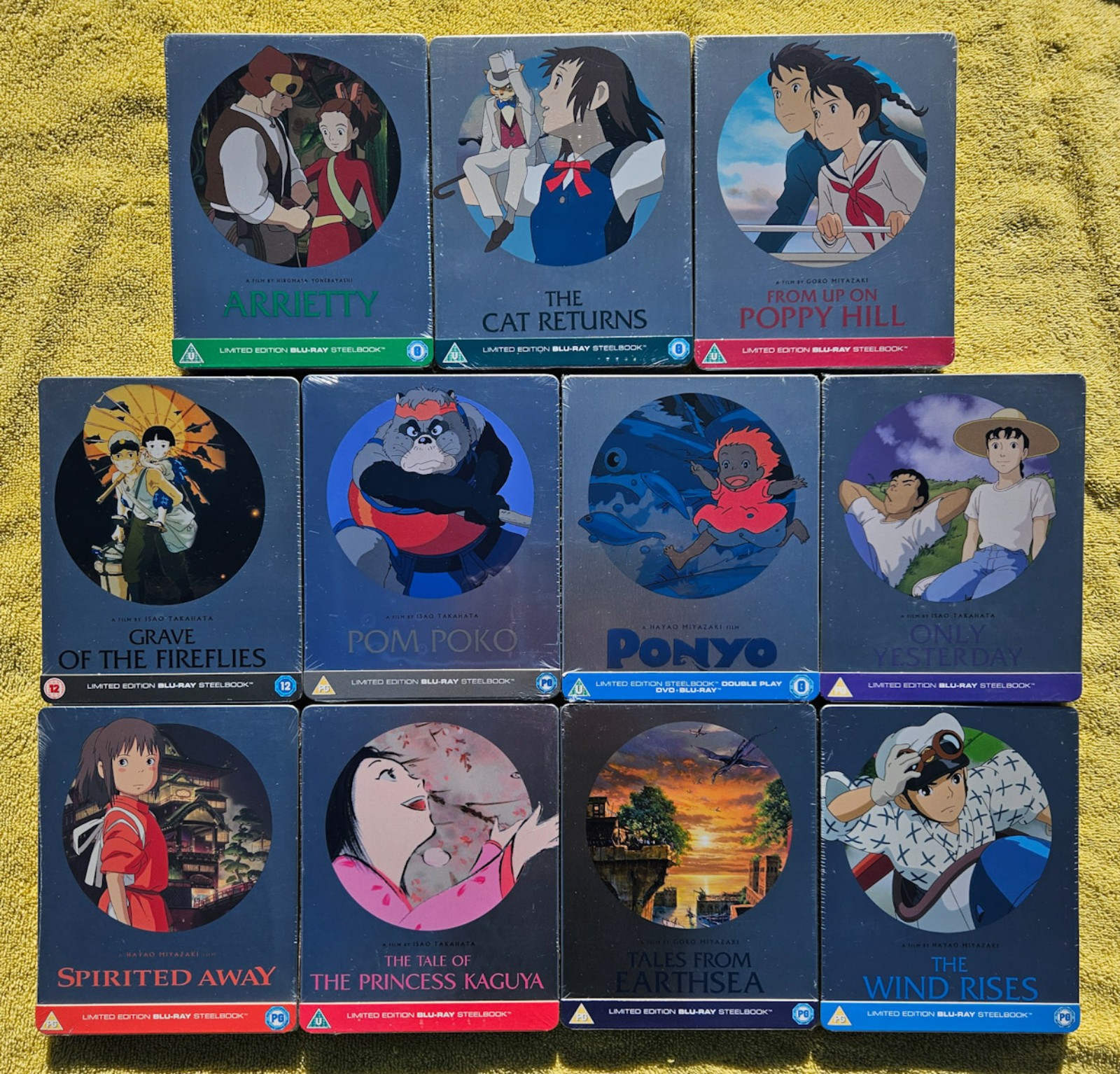 Zavvi Ghibli: 14 steelbooks bundle - Brand new, sealed, OOP & HTF