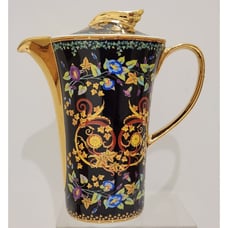 Rutherford Gold Ivy Italy Black Gold Teapot 10