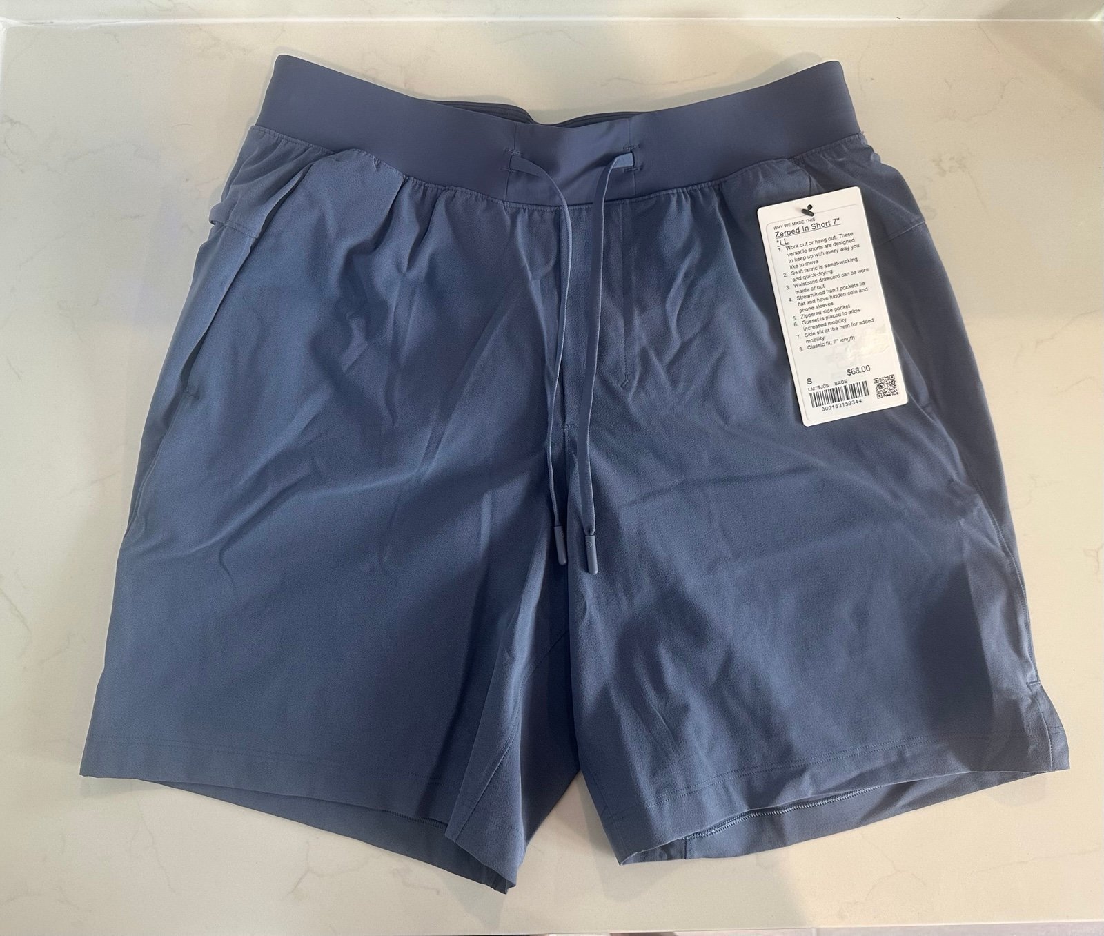 Lululemon Men Zeroed In Short 7”