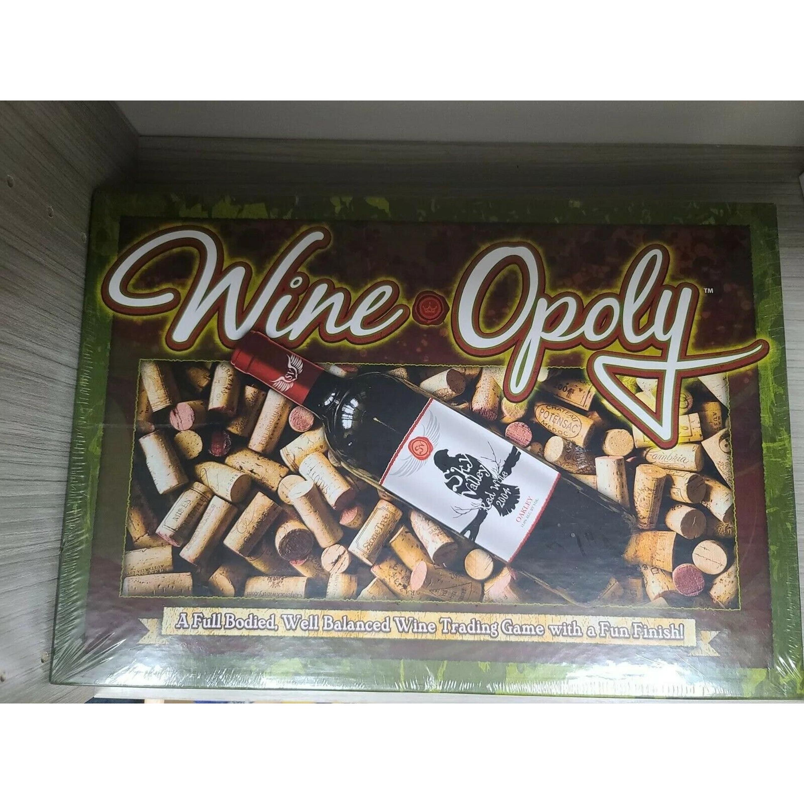 Wine-Opoly Monopoly Board Game by Late for The Sky - Brand New Sealed. 2-6 Adult