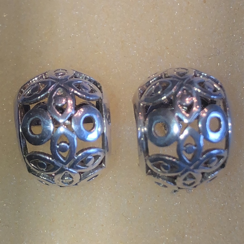 Sterling Silver Thailand SU 925 Vintage Cutout Classic Boho