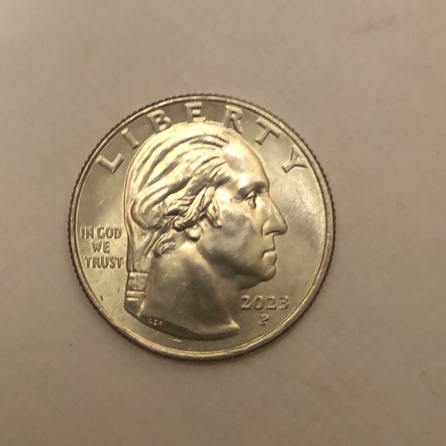 2023 Bessie Colman quarter with errors
