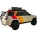 TRD Full Retro Racing Stripes Decals Design To Fit Toyota 4Runner 2010-2024 5th