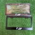 2 Sets Fits For Lexus F Logo Black Stainless Steel Finished License Plate Frame